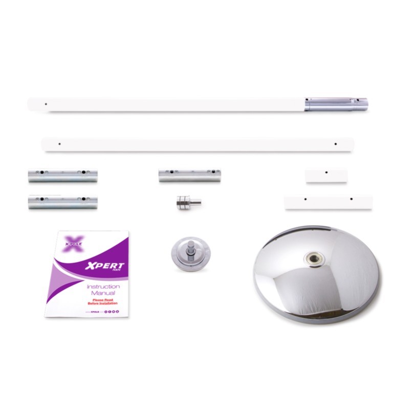 XPOLE Pole dance Xpert NXN powder Coated blanc