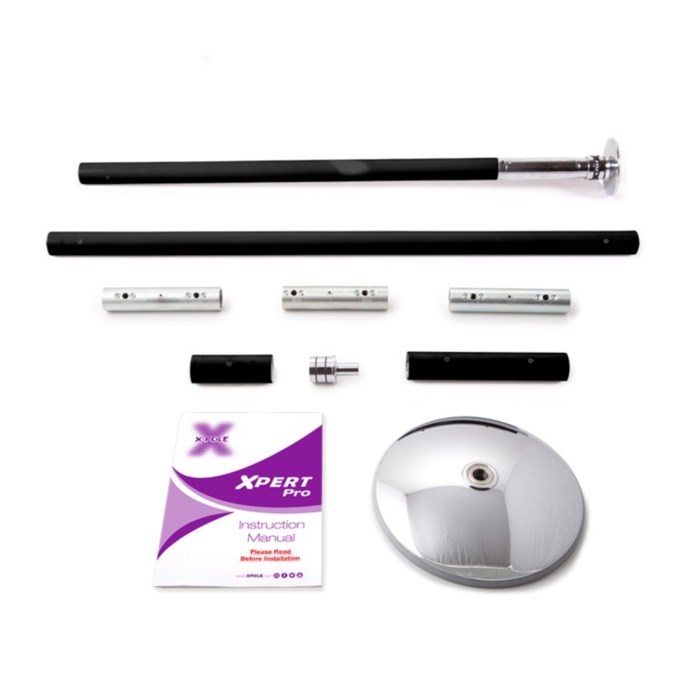 XPOLE Xpert powder Coated noir PX